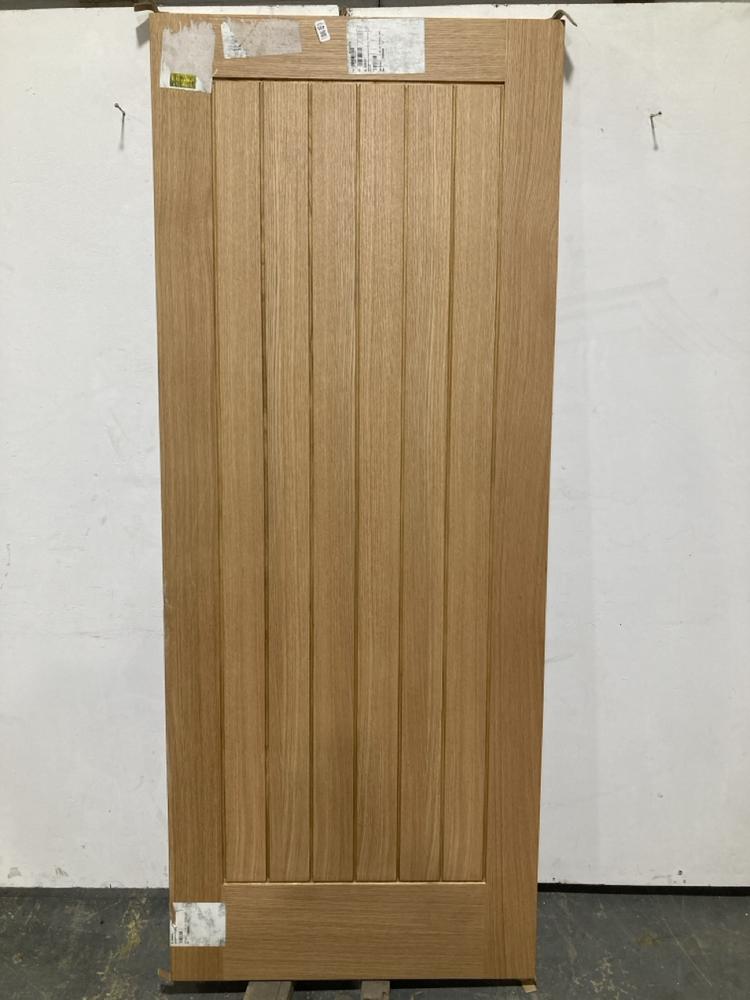 Lot 410  
            Chesterfield SR40 - Collection or Optional Delivery Available 

                
SUFFOLK ESSENTIAL PRE FINISHED INTERNAL OAK DOOR 2032 X 810MM (LOCATION: B RACKING)