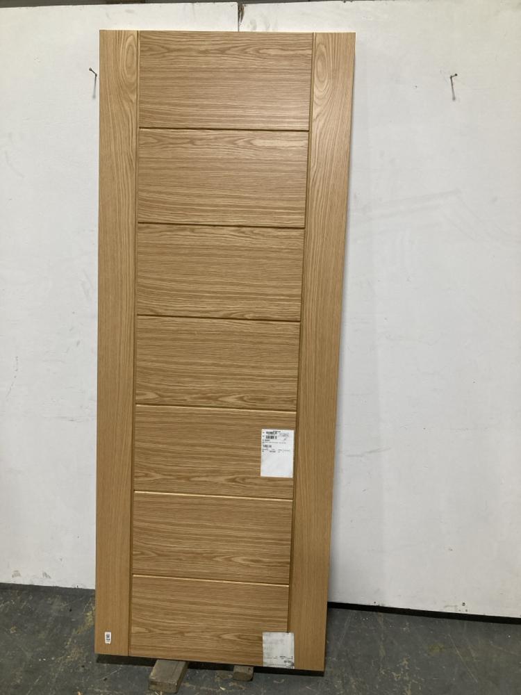 Lot 416  
            Chesterfield SR40 - Collection or Optional Delivery Available 

                
INTERNAL OAK PRE FINISHED PALERMO ORIGINAL DOOR 1981 X 762MM (LOCATION: B RACKING)