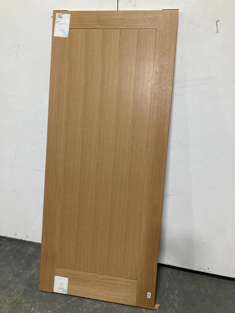 Lot 422  
            Chesterfield SR40 - Collection or Optional Delivery Available 

                
OAK PRE FINISHED COTTAGE DOOR 1981 X 838MM (LOCATION: B RACKING)
