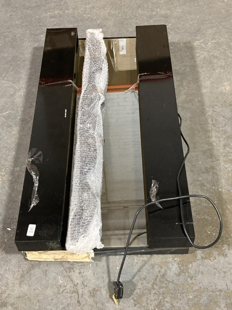 Lot 438  
            Chesterfield SR40 - Collection or Optional Delivery Available 

                
ELECTRIC FIREPLACE IN BLACK MODEL: BLT-999W-22 (LOCATION: B RACKING)