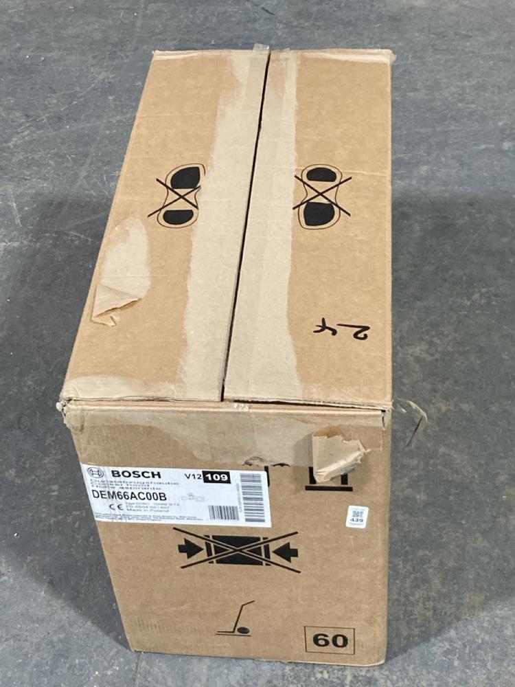 Lot 439  
            Chesterfield SR40 - Collection or Optional Delivery Available 

                
BOSCH COOKER HOOD IN BLACK MODEL: DEM66AC00B ORIGINAL RRP- £199 (LOCATION: B RACK...