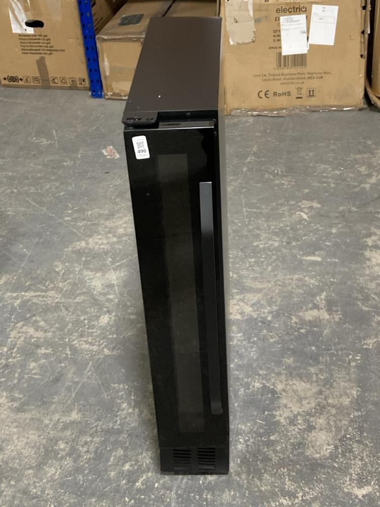 Lot 490  
            Chesterfield SR40 - Collection or Optional Delivery Available 

                
7 BOTTLE CAPACITY 15CM FREESTANDING UNDER COUNTER WINE COOLER IN BLACK (LOCATION:...