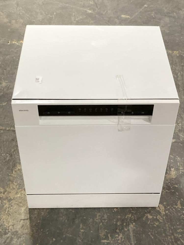 Lot 536  
            Chesterfield SR40 - Collection or Optional Delivery Available 

                
ELECTRIC TABLE TOP DISHWASHER IN WHITE MODEL: EQD WTXL (LOCATION: B5)