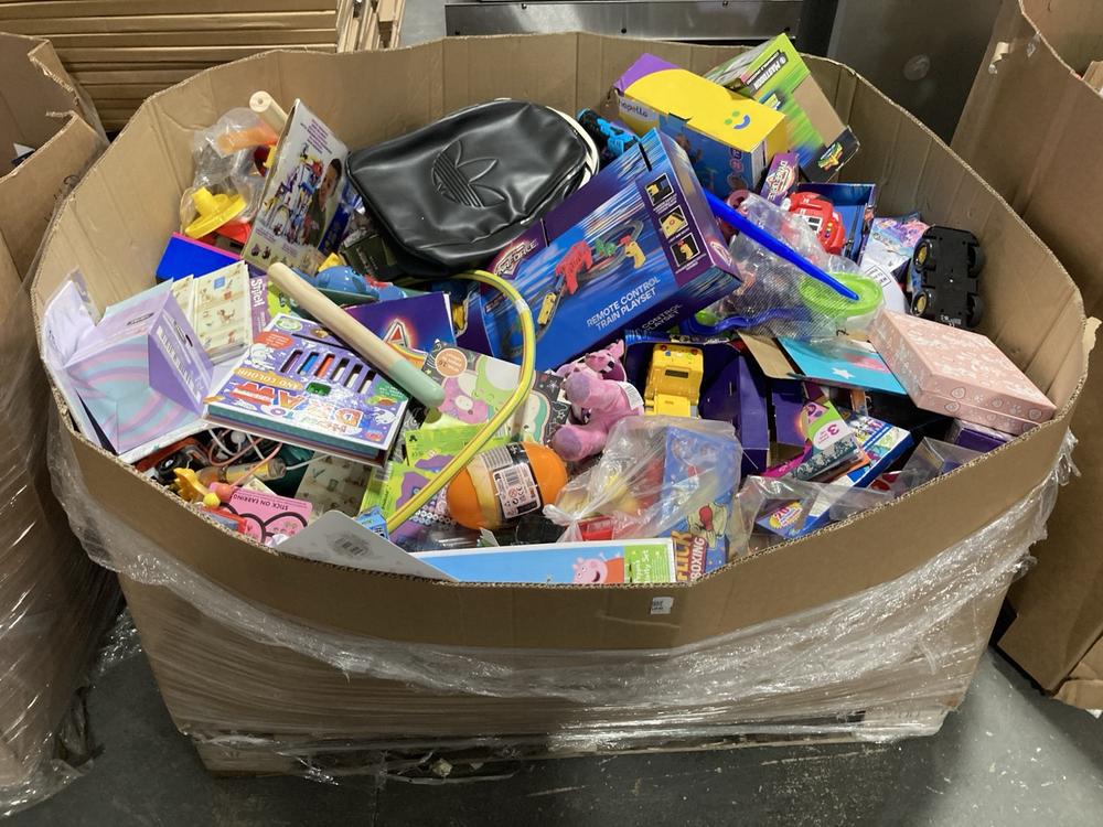 Lot 566  
            Chesterfield SR40 - Collection or Optional Delivery Available 

                
PALLET OF ASSORTED ITEMS TO INCLUDE DYNAFORCE HELICOPTER (LOCATION: B4)