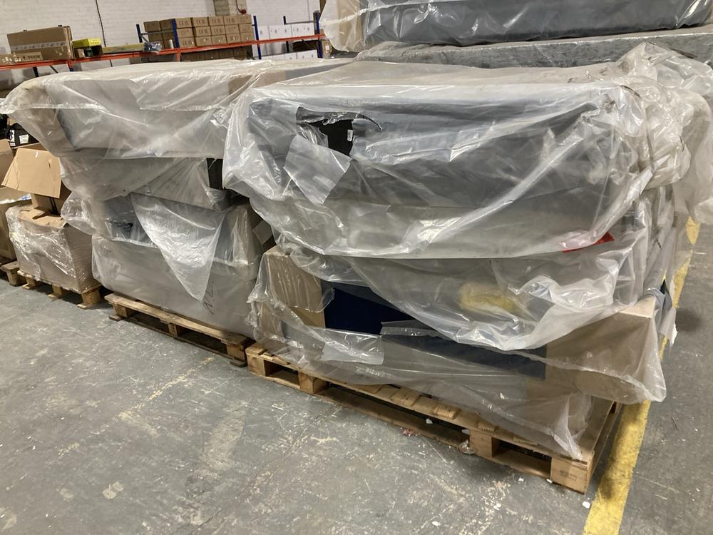 Lot 575  
            Chesterfield SR40 - Collection or Optional Delivery Available 

                
2 X PALLET OF ASSORTED ITEMS TO INCLUDE HEADBOARD IN BLACK BLACK (LOCATION: B3)