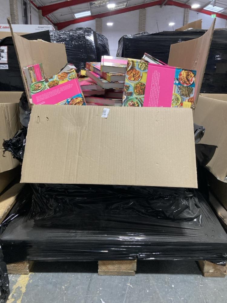 Lot 578  
            Chesterfield SR40 - Collection or Optional Delivery Available 

                
PALLET OF ASSORTED ITEMS TO INCLUDE TWOCHUBBYCUBS DINNER TIME BOOK BY JAMES ANDER...