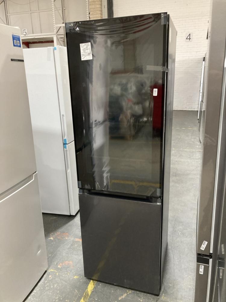 Lot 57  
            Chesterfield SR40 - Collection or Optional Delivery Available 

                
LG INSTAVIEW FRIDGE/FREEZER IN BLACK - MODEL NO. GBG5160EV - ORIGINAL RRP £1298 (...