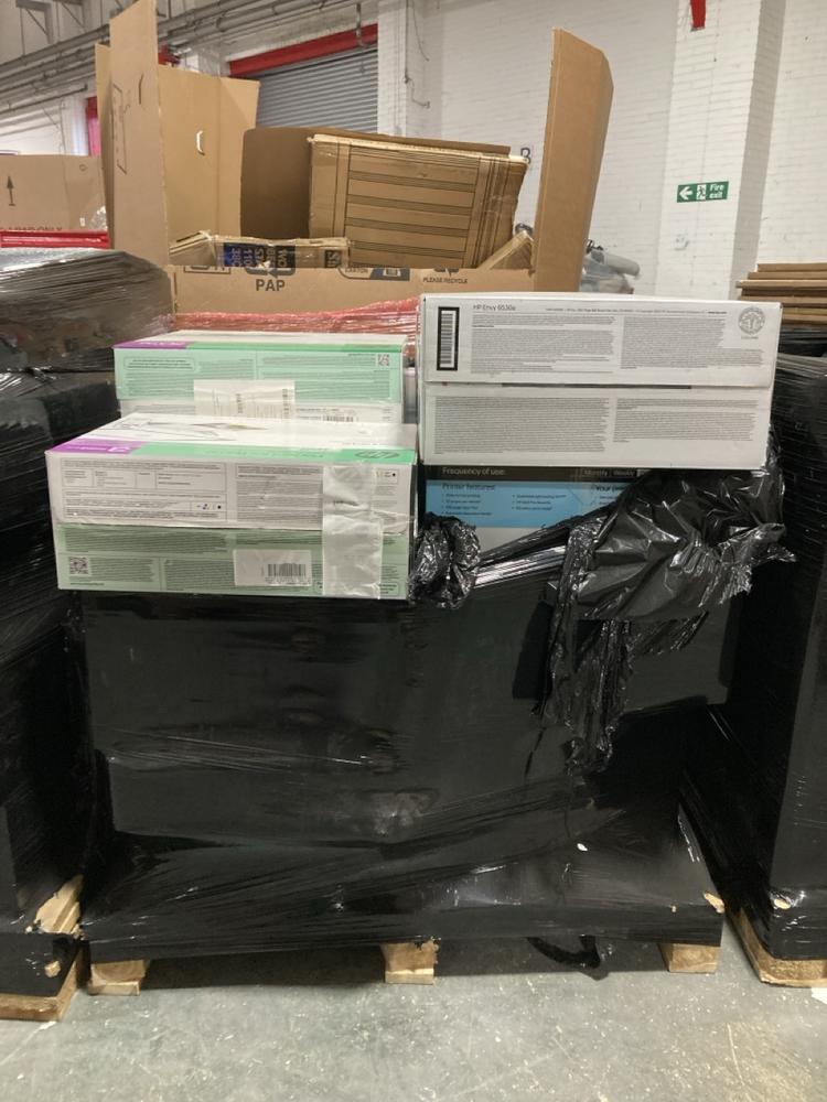 Lot 584  
            Chesterfield SR40 - Collection or Optional Delivery Available 

                
PALLET OF ASSORTED ITEMS TO INCLUDE HP PRINTER (LOCATION: B3)