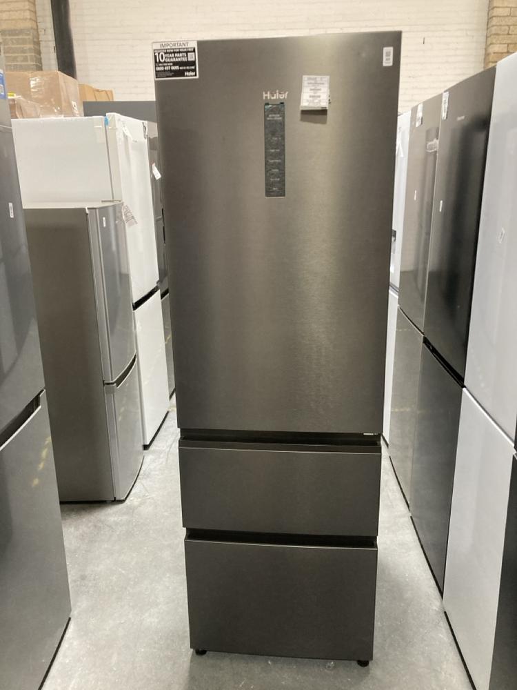 Lot 60  
            Chesterfield SR40 - Collection or Optional Delivery Available 

                
HAIER FRIDGE/FREEZER - MODEL NO. HTW5618ENMP - ORIGINAL RRP £699 (LOCATION: A4)
