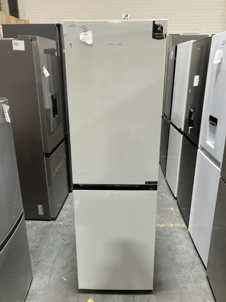 Lot 62  
            Chesterfield SR40 - Collection or Optional Delivery Available 

                
HISENSE FRIDGE/FREEZER IN WHITE - MODEL NO. RB327N4AWD - ORIGINAL RRP £369 (LOCAT...