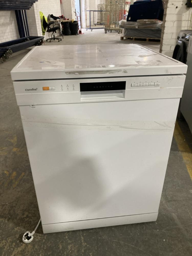 Lot 637  
            Chesterfield SR40 - Collection or Optional Delivery Available 

                
COMFEE FREESTANDING DISHWASHER IN WHITE MODEL: CDWPF1201PW-UK ORIGINAL RRP- £347 ...