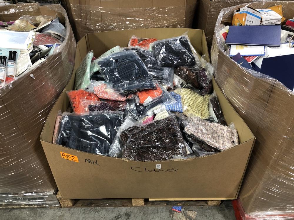 Lot 656  
            Chesterfield SR40 - Collection or Optional Delivery Available 

                
PALLET OF ASSORTED ITEMS TO INCLUDE ESSENTIALS 36W 34L JEANS BLUE (LOCATION: SR41)