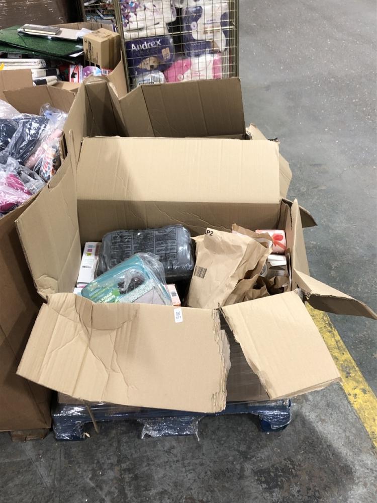 Lot 677  
            Chesterfield SR40 - Collection or Optional Delivery Available 

                
PALLET OF ASSORTED ITEMS TO INCLUDE EASYWAX WAXING WARMER (LOCATION: SR41)