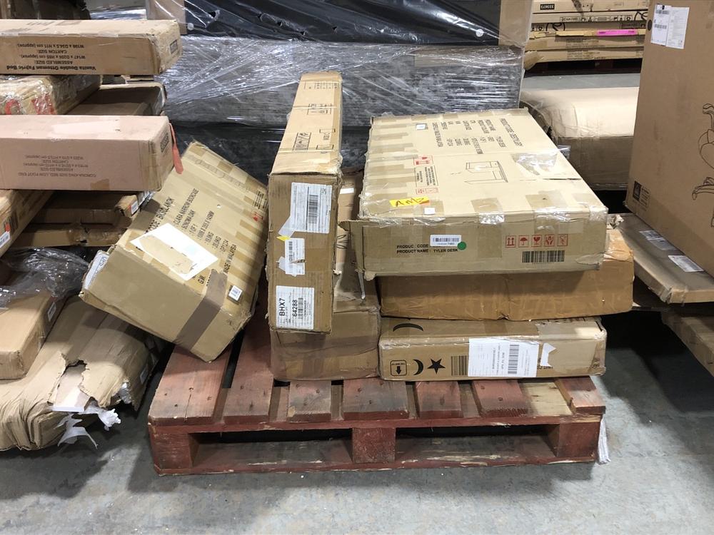 Lot 736  
            Chesterfield SR40 - Collection or Optional Delivery Available 

                
PALLET OF ASSORTED ITEMS TO INCLUDE CLARA NARROW BOOKCASE (LOCATION: SR41)