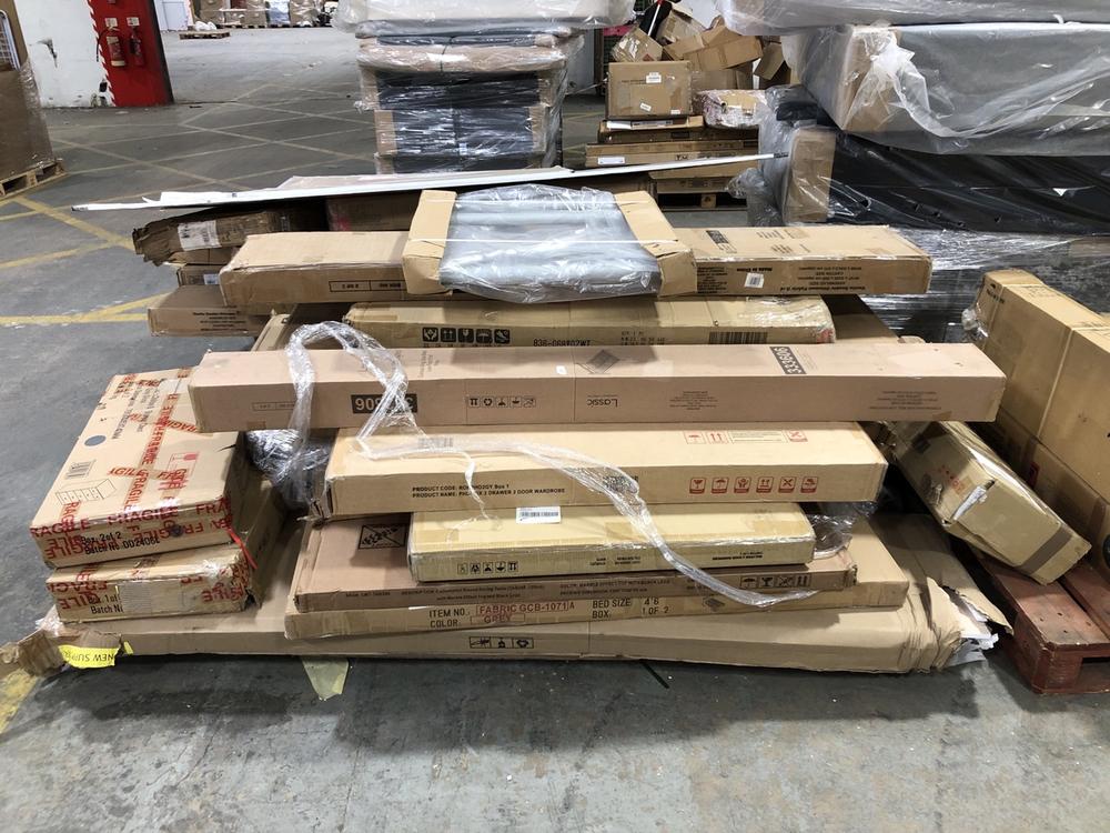 Lot 737  
            Chesterfield SR40 - Collection or Optional Delivery Available 

                
PALLET OF ASSORTED ITEMS TO INCLUDE FURNITURE PARTS (LOCATION: SR41)