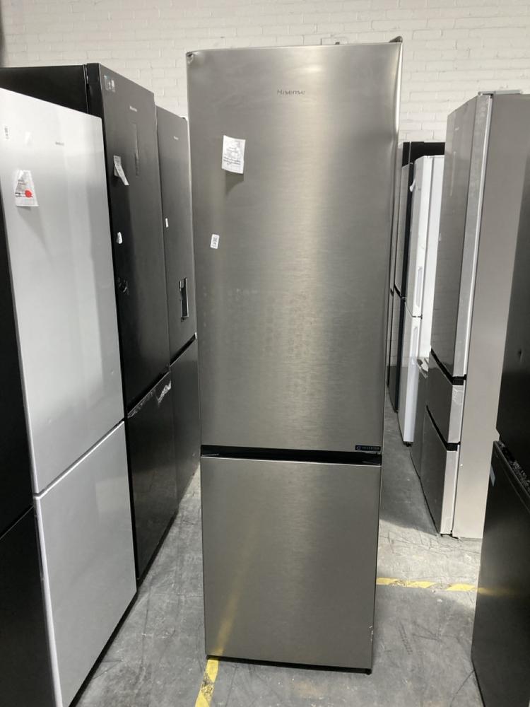 Lot 76  
            Chesterfield SR40 - Collection or Optional Delivery Available 

                
HISENSE FREESTANDING FRIDGE FREEZER IN SILVER MODEL: RB44ON4ACA ORIGINAL RRP- £83...