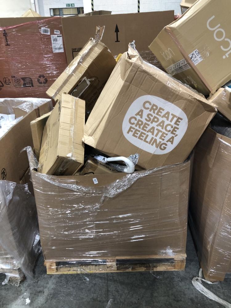 Lot 770  
            Chesterfield SR40 - Collection or Optional Delivery Available 

                
PALLET OF ASSORTED ITEMS TO INCLUDE PETU GREY CAT LITTER TRAY (LOCATION: SR41)