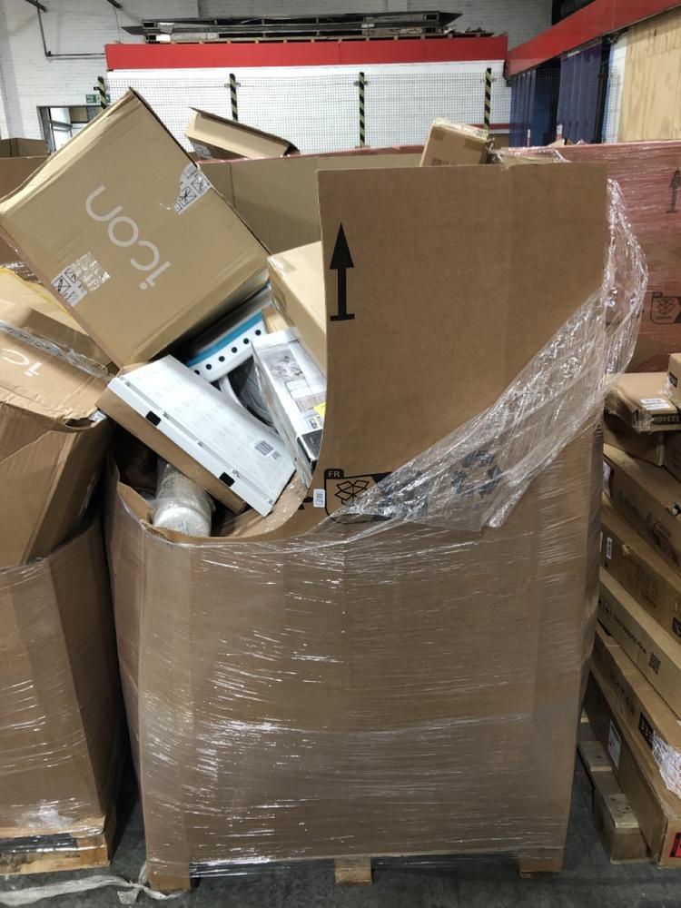 Lot 771  
            Chesterfield SR40 - Collection or Optional Delivery Available 

                
PALLET OF ASSORTED ITEMS TO INCLUDE WHITE AND BLUE LAUNDRY BASKET (LOCATION: SR41)