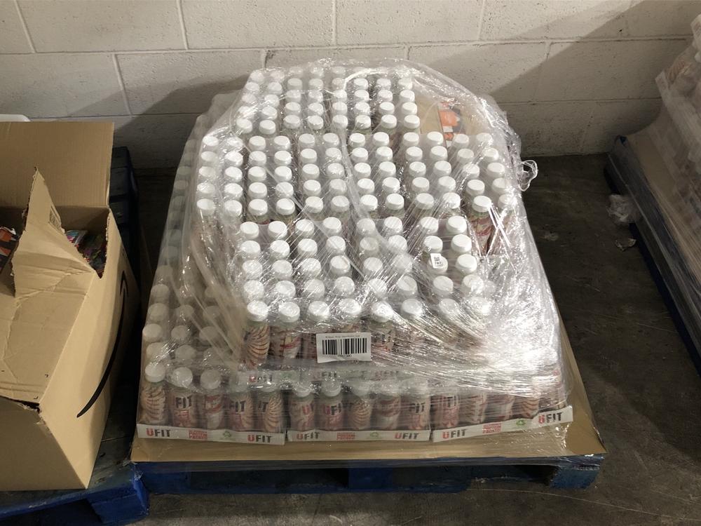 Lot 787  
            Chesterfield SR40 - Collection 

                
PALLET OF UFIT 25G PROTEIN SHAKE (BBE MAY BE EXPIRED) (LOCATION: SR41)