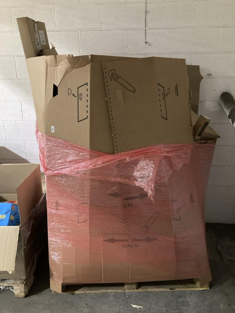 Lot 849  
            Chesterfield SR40 - Collection or Optional Delivery Available 

                
PALLET OF ASSORTED ITEMS TO INCLUDE MINKY IRON BOARD (LOCATION: SR41)