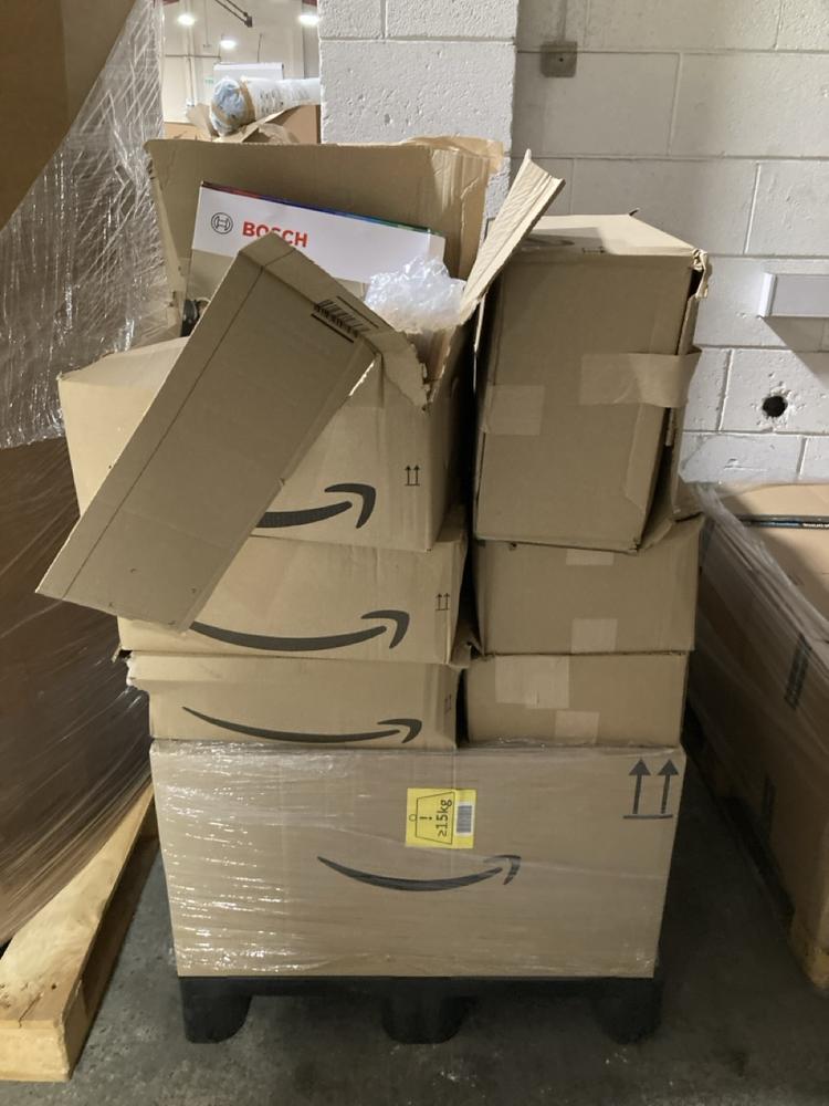 Lot 866  
            Chesterfield SR40 - Collection or Optional Delivery Available 

                
PALLET OF ASSORTED ITEMS TO INCLUDE BOSCH A 8600 FILTER PRO (LOCATION: SR41)