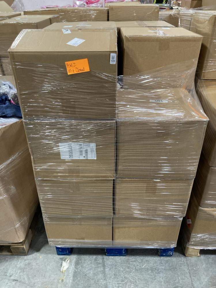 Lot 928  
            Chesterfield SR40 - Collection or Optional Delivery Available 

                
PALLET OF ASSORTED ITEMS TO INCLUDE JEANS IN DENIM SIZE 33W X 28L (LOCATION: SR42)