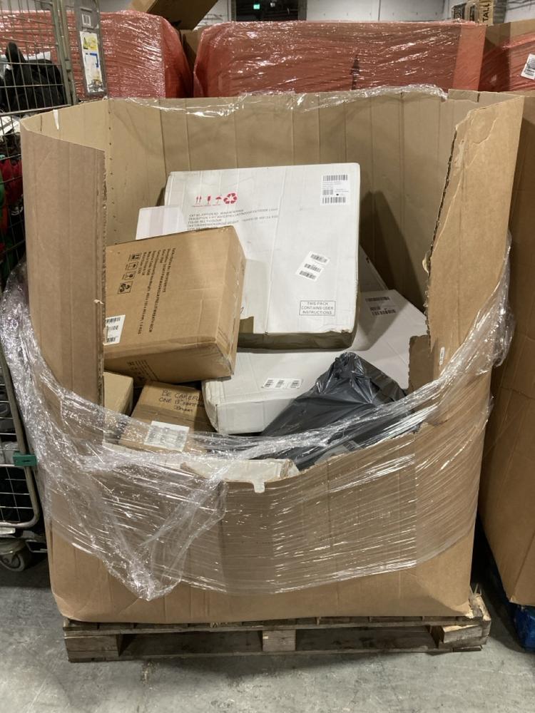 Lot 942  
            Chesterfield SR40 - Collection or Optional Delivery Available 

                
PALLET OF ASSORTED ITEMS TO INCLUDE PRE LIT WREATH IN PINK (LOCATION: SR42)