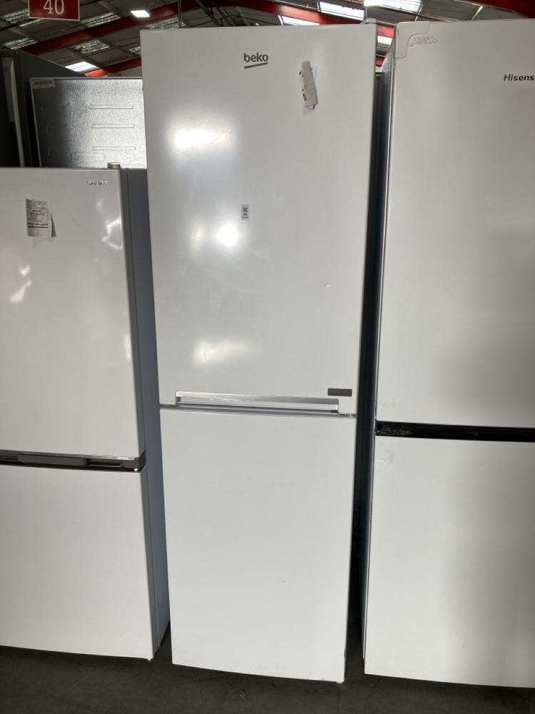 Lot 95  
            Chesterfield SR40 - Collection or Optional Delivery Available 

                
BEKO FREESTANDING FRIDGE/FREEZER IN WHITE - MODEL NO. CNG4582VW - ORIGINAL RRP 37...
