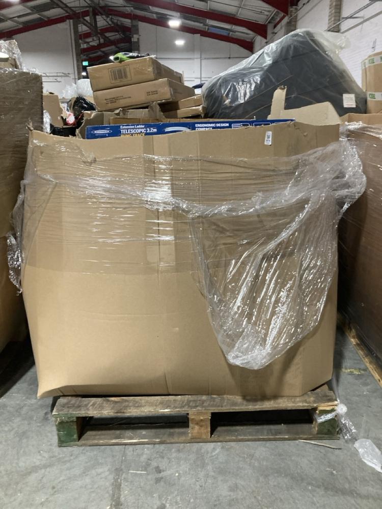 Lot 974  
            Chesterfield SR40 - Collection or Optional Delivery Available 

                
PALLET OF ASSORTED ITEMS TO INCLUDE WERNER EXTENSION LADDER (LOCATION: SR42)