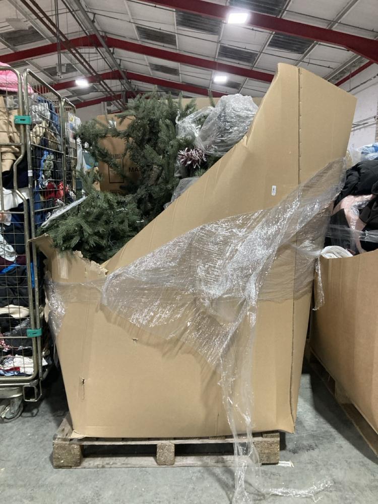 Lot 976  
            Chesterfield SR40 - Collection or Optional Delivery Available 

                
PALLET OF ASSORTED ITEMS TO INCLUDE CHRISTMAS TREE IN GREEN (LOCATION: SR42)