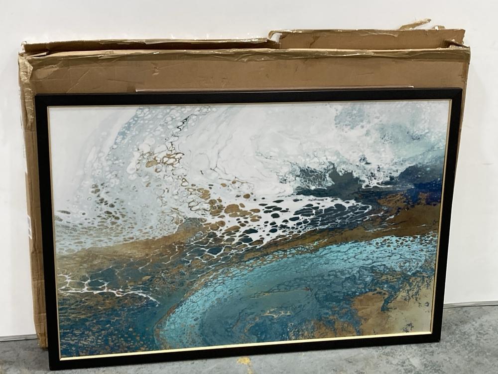 Lot 100  
            Chesterfield SR36 - Collection 

                
LAGOON FRAMED CANVAS 1200X800MM - ITEM NO. 582052 - ORIGINAL RRP £239.95 TO INCLU...