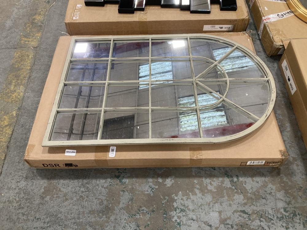 Lot 141  
            Chesterfield SR36 - Collection 

                
JL FORAS METAL WINDOW MIRROR GREY - ITEM NO. 890694 (LOCATION: SR36 A5)