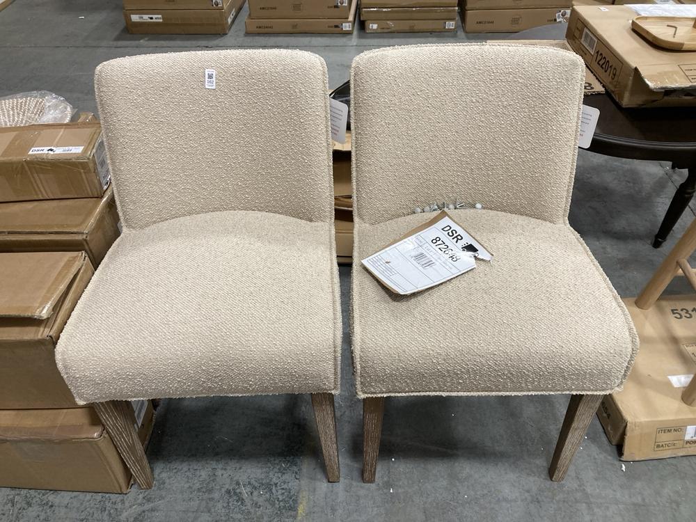Lot 162  
            Chesterfield SR36 - Collection or Optional Delivery Available 

                
TARNBY CHAIR TAUPE (2PK) - ITEM NO. 872648 - ORIGINAL RRP £455.95 (LOCATION: SR36...