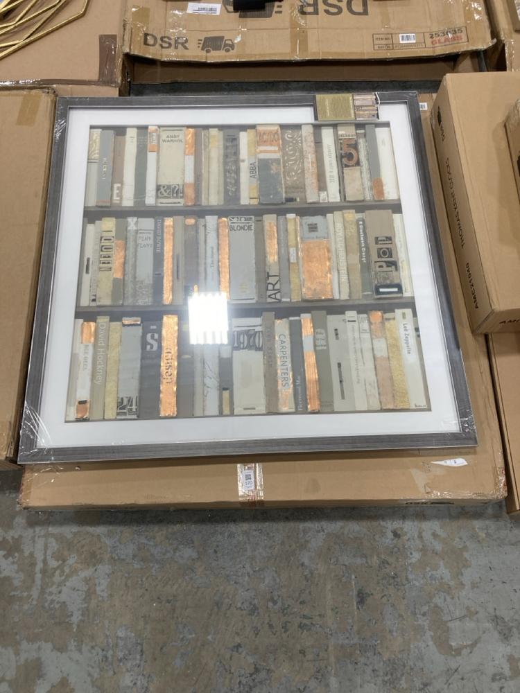 Lot 170  
            Chesterfield SR36 - Collection 

                
LARGE BOOKCASE CANVAS PICTURE (LOCATION: SR36 A4)