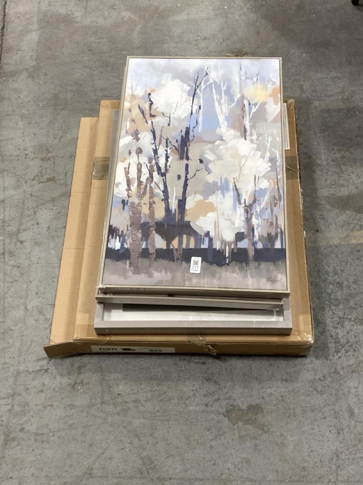 Lot 177  
            Chesterfield SR36 - Collection or Optional Delivery Available 

                
3 X ASSORTED ITEMS TO INCLUDE CANVAS WITH WHITE HOUSES (LOCATION: SR36 A4)