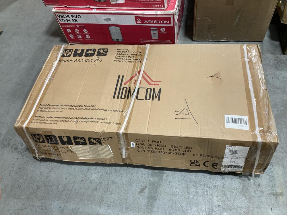 Lot 199  
            Chesterfield SR36 - Collection or Optional Delivery Available 

                
HOMCOM FOLDING TREADMILL WITH INCLINE IN BLACK AND WHITE (LOCATION: SR36 A3)