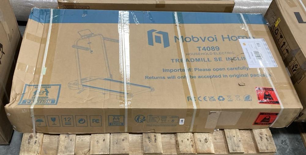 Lot 200  
            Chesterfield SR36 - Collection or Optional Delivery Available 

                
MVOBI TREADMILL T4089 (LOCATION: SR36 A3)