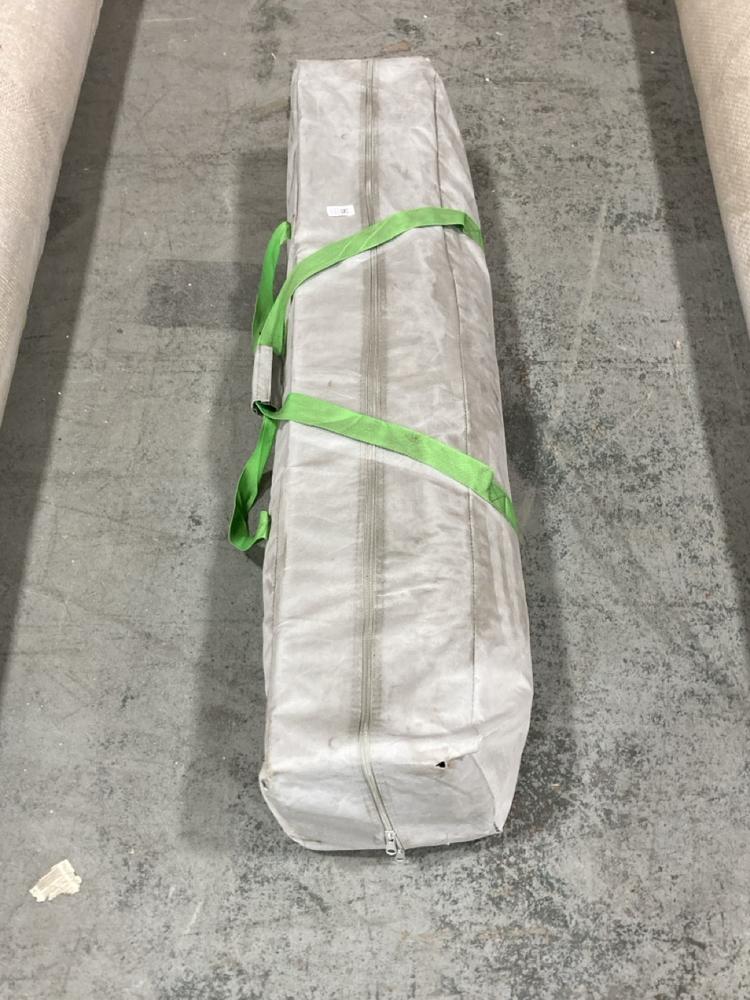 Lot 222  
            Chesterfield SR36 - Collection or Optional Delivery Available 

                
120CM GAZEBO IN GREY AND WHITE (LOCATION: SR36 A3)