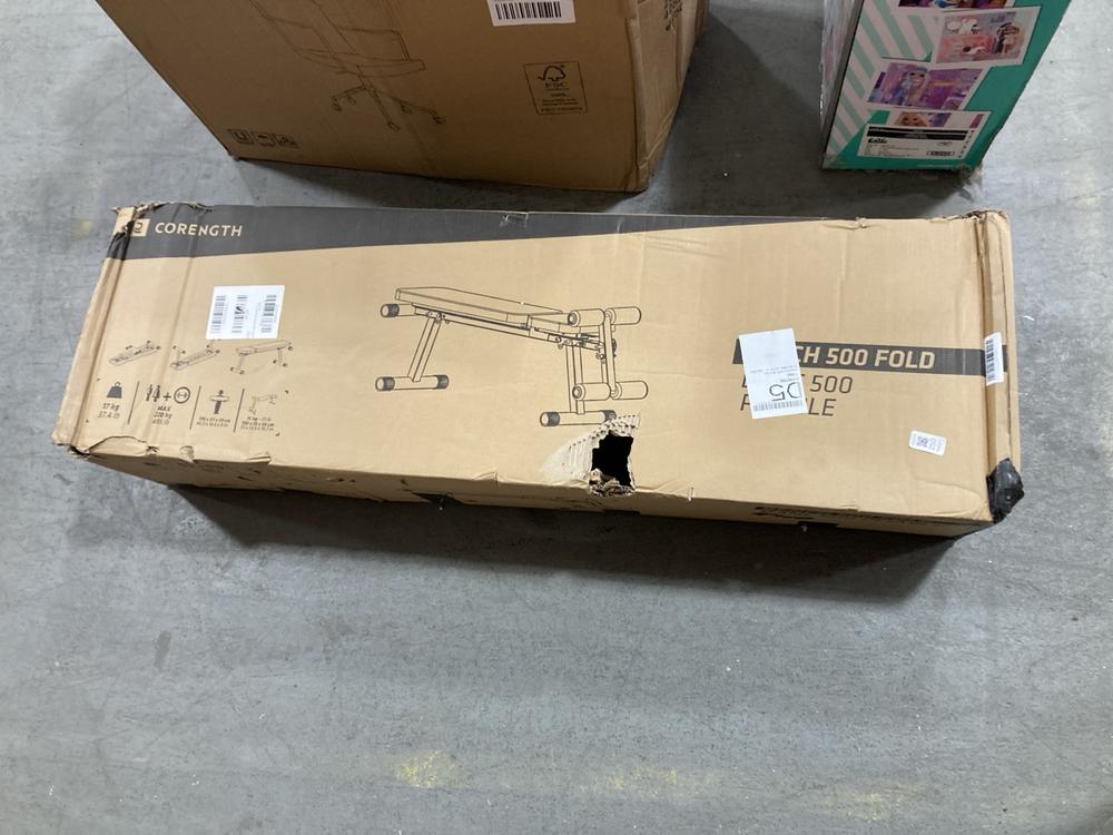 Lot 250  
            Chesterfield SR36 - Collection or Optional Delivery Available 

                
CORENGTH BENCH 500 FOLDING BENCH (LOCATION: SR36 A2)