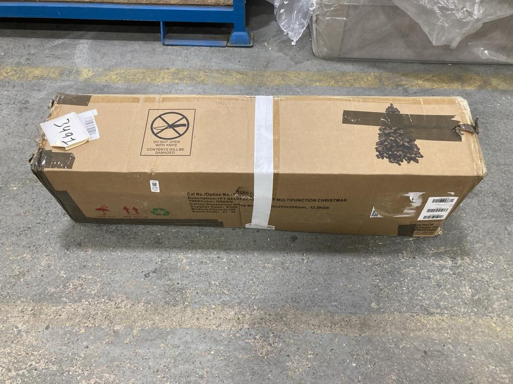 Lot 279  
            Chesterfield SR36 - Collection or Optional Delivery Available 

                
7 FT BELVEDERE PRE LIT MULTI FUNCTION CHRISTMAS TREE IN GREEN (LOCATION: SR36 A2)...