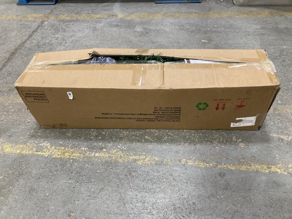 Lot 303  
            Chesterfield SR36 - Collection or Optional Delivery Available 

                
7FT BELVEDERE PRE LIT MULTI FUNCTION CHRISTMAS TREE IN GREEN (LOCATION: SR36 A2) ...