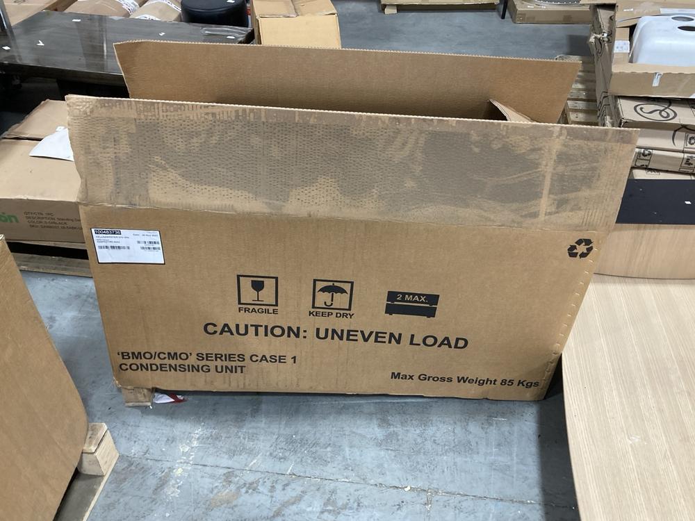 Lot 330  
            Chesterfield SR36 - Collection or Optional Delivery Available 

                
CELLARMASTER 075-1PH CONDENSING UNIT (LOCATION: SR36 A1)