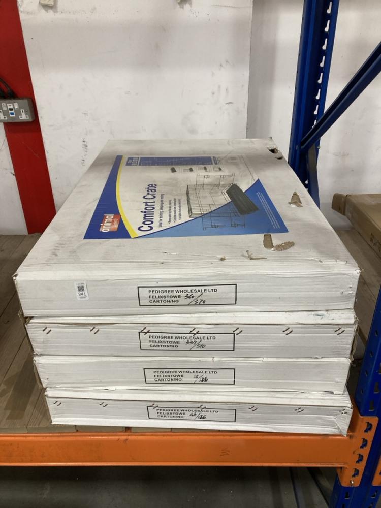 Lot 341  
            Chesterfield SR36 - Collection or Optional Delivery Available 

                
4 X ANIMAL INSTINCTS COMFORT CRATE (LOCATION: SR36 A1)