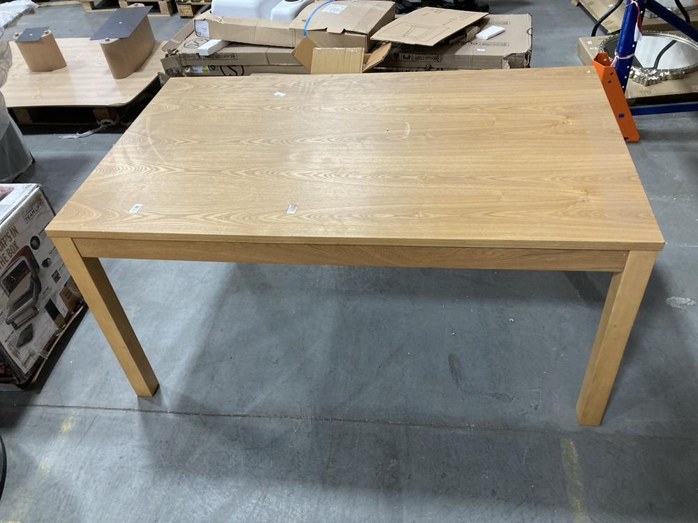 Lot 342  
            Chesterfield SR36 - Collection or Optional Delivery Available 

                
LARGE SQUARE WOODEN DINING TABLE (LOCATION: SR36 A1)