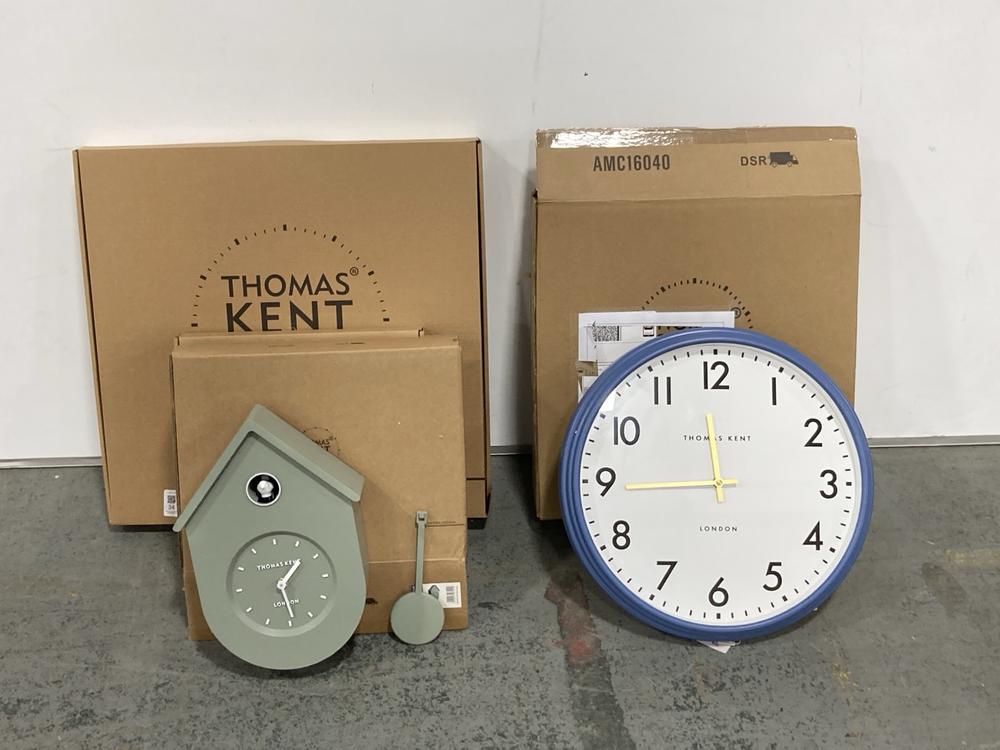 Lot 34  
            Chesterfield SR36 - Collection 

                
QTY OF ASSORTED ITEMS TO INCLUDE T KENT CUCKOO CLOCK SAGE - ITEM NO. 061210 (COLL...