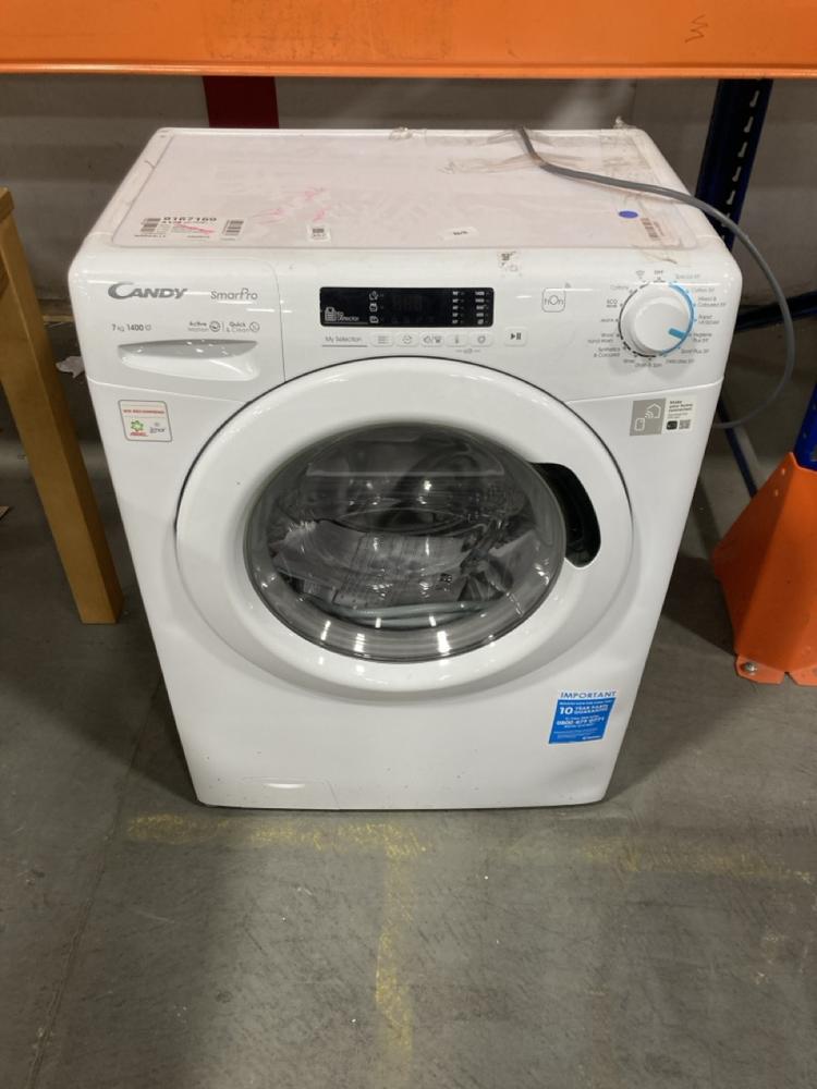 Lot 352  
            Chesterfield SR36 - Collection or Optional Delivery Available 

                
CANDY WASHING MACHINE IN WHITE - MOD NO CH473DW4/1-80- ORIGINAL RRP £279 (LOCATIO...