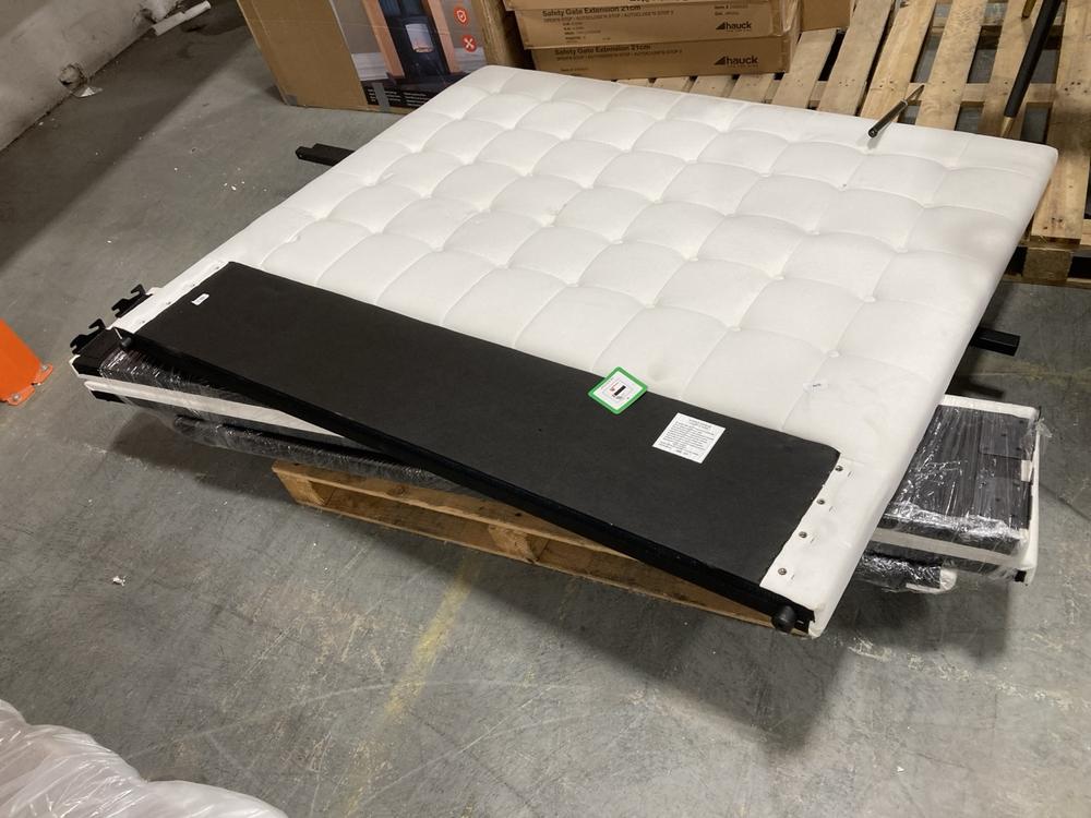 Lot 362  
            Chesterfield SR36 - Collection or Optional Delivery Available 

                
DFS KING SIZE BED FRAME IN CREAM FABRIC (LOCATION: SR36 A1)