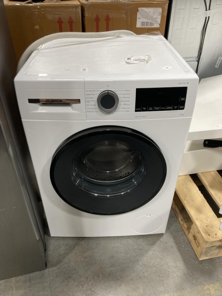Lot 369  
            Chesterfield SR36 - Collection or Optional Delivery Available 

                
BOSCH SERIES 6 10KG FREESTANDING WASHING MACHINE IN WHITE *DOOR STUCK* (LOCATION:...