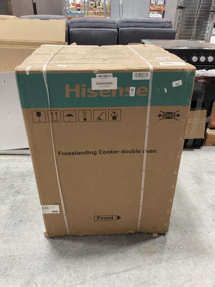 Lot 382  
            Chesterfield SR36 - Collection or Optional Delivery Available 

                
HISENSE 60CM ELECTRIC COOKER WITH CERAMIC HOB IN BLACK - MODEL NO. HDE3211BBUK - ...