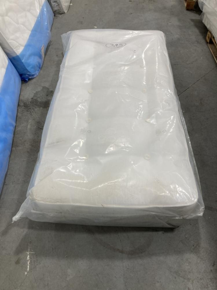 Lot 395  
            Chesterfield SR36 - Collection or Optional Delivery Available 

                
90 X 190 CM MATTRESS IN WHITE (LOCATION: SR36 B1)